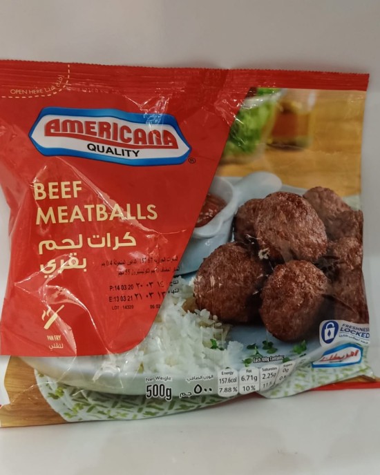 كرات اللحم البقري