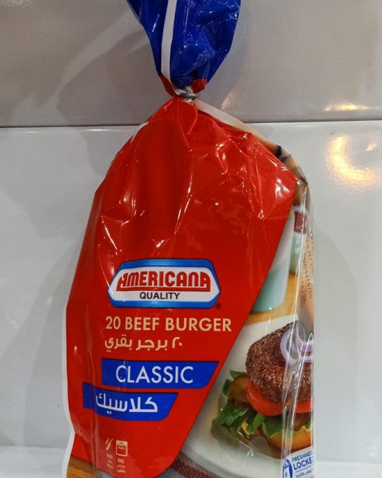 20 برجر دجاج بقري 