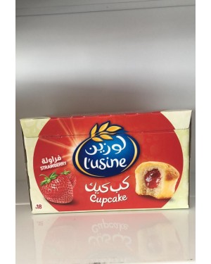 لوزين كب كيك فراولة كرتون