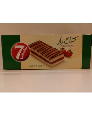 سفن دايز كيك بار حشوة الفراولة كرتون