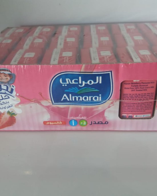 حليب المراعي نجوم بالفراولة 