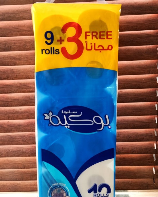 سانيتا بوكيه مناديل الحمام 12 رول