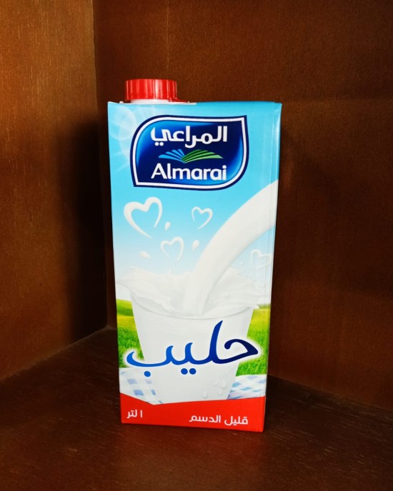 حليب المراعي قليل الدسم 1 لتر