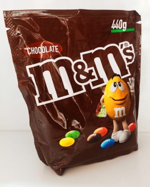 m&ms بالشكولاتة كيس