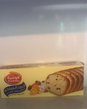 فوشيه شرائح كيك الفواكه