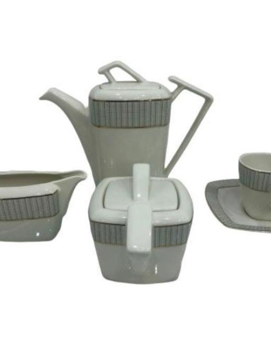 طقم شاي بلانكا أبيض 15 قطعة 