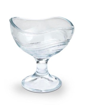 كأس ايسكريم 2 حبة زجاج