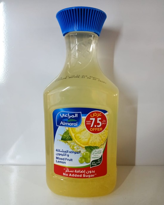 عصير المراعي الفواكه المشكلة والليمون