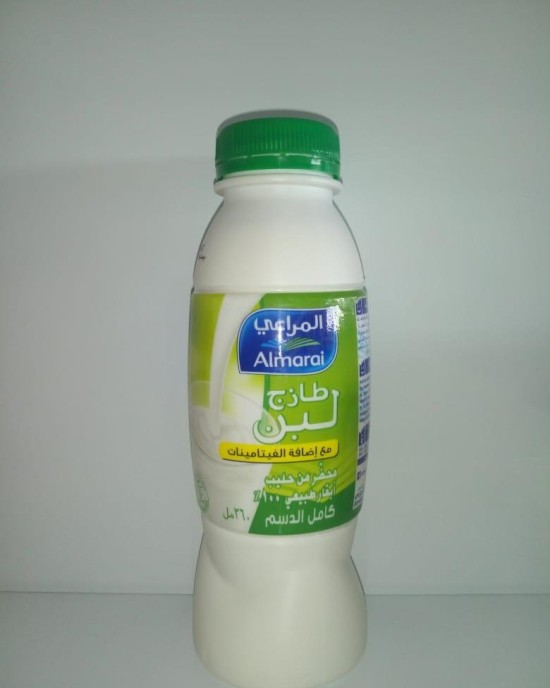 لبن المراعي كامل الدسم ٣٦٠ مل