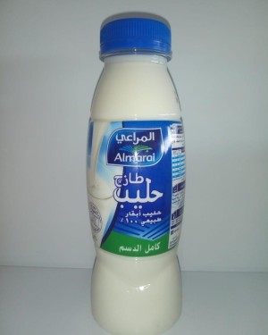 حليب طازج كامل الدسم المراعي ٣٦٠ مل