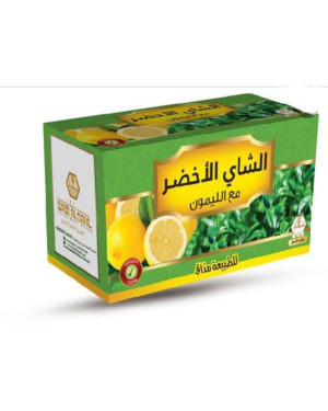 وادي النحل شاي أخضر مع الليمون ٣٠ كيس