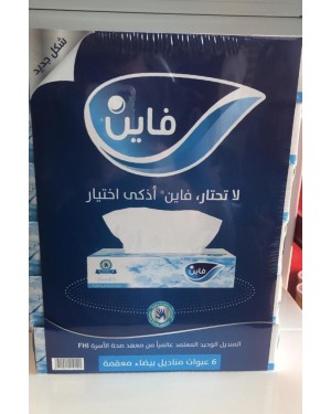 فاين مناديل معقمة 6 عبوات