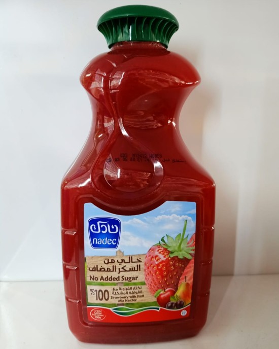 نادك نكتار الفراولة مع الفواكه المشكلة